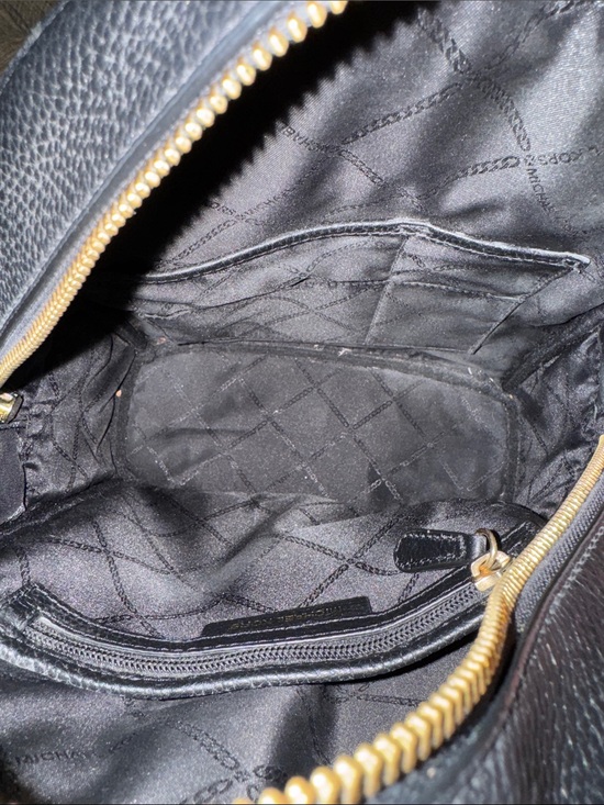 Michael Kors Bag Abbey Black Pebbled Leather Small Backpack main image 11